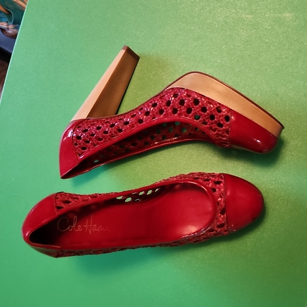 Cole Haan Red Heels